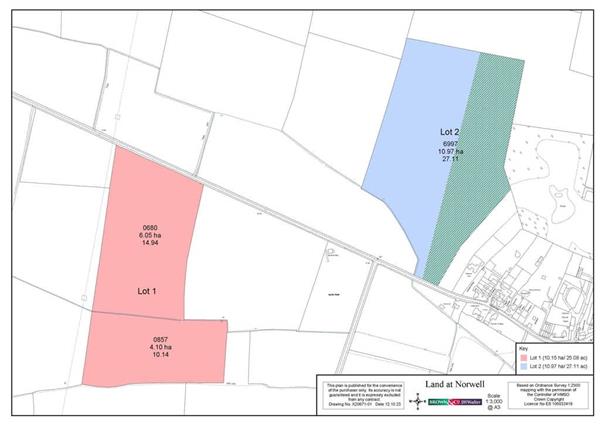 25.08 acres, Lot 1 - 10.15 Ha (25.08 Ac) Arable Land, Norwell, Newark ...